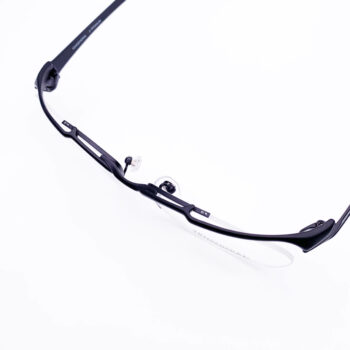 Semi Rimless Titanium Optical Frame Black