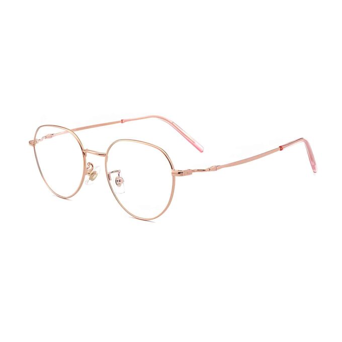 Beta Titanium Glasses Frames Rose Gold