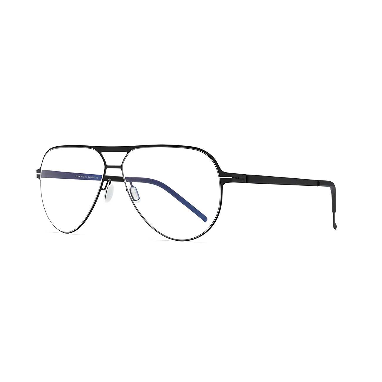 Titanium Screwless Design Aviator Eyeglass Weight: 10.5gr.