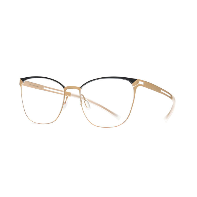 BlackGold-Cat-Eye-Titanium-Memory-Metal-Eyeglass-Frames