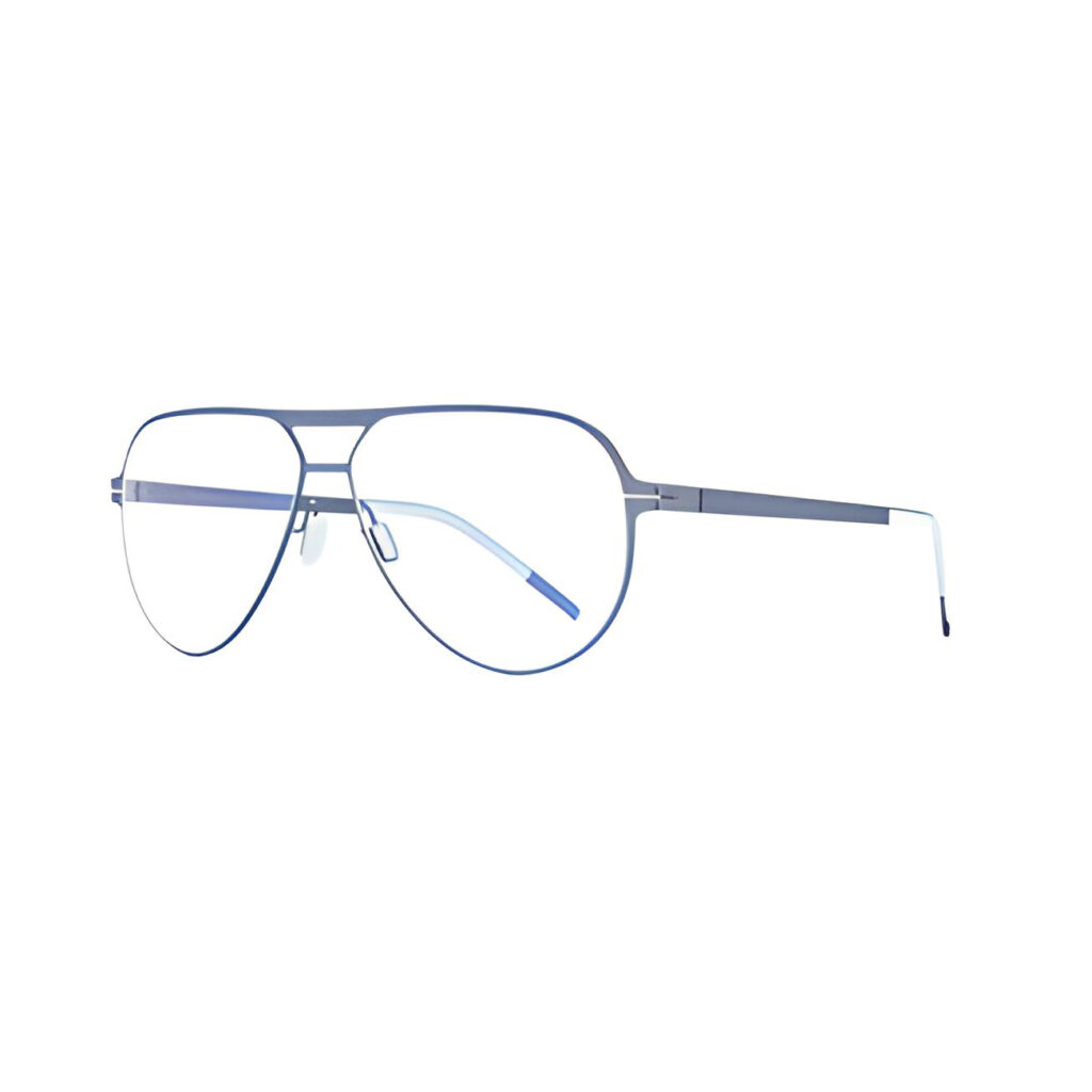 Titanium Screwless Design Aviator Eyeglass Frames Weight 105gr