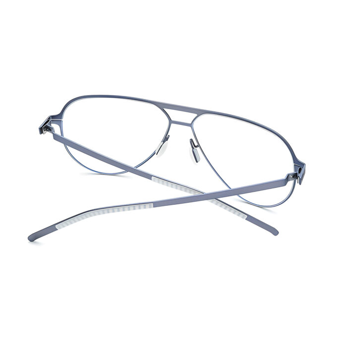 Blue-Aviator-Interlocking-Hinge-Eyeglass-Frames