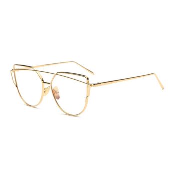 cat eye oversized eyeglasses