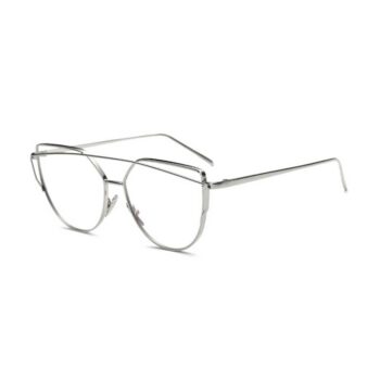 cat eye oversized eyeglasses