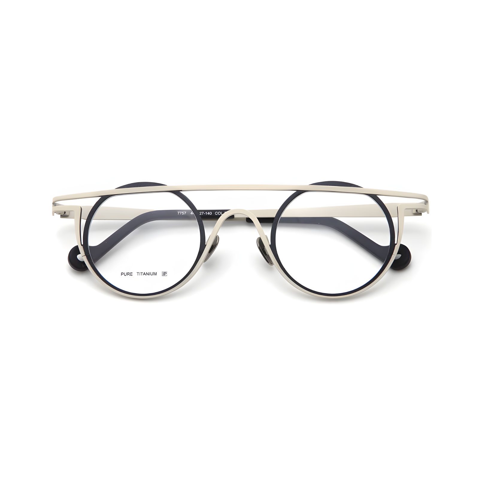 REACT Fashion Forward Unisex Titanium Round Eyeglass Frames