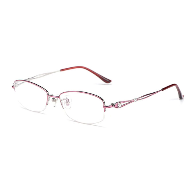 Pink-Titanium-Eyeglass-Frames