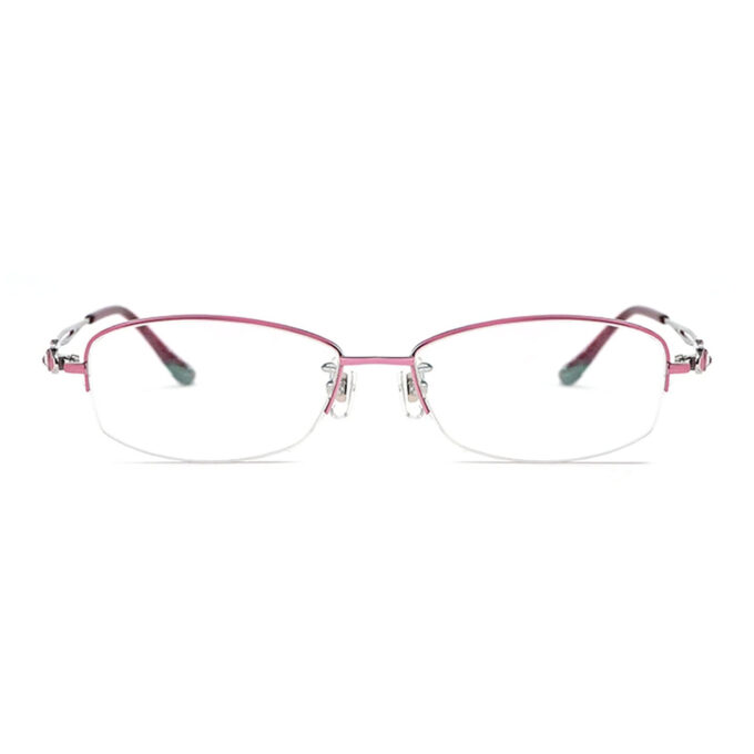 Pink-Titanium-Eyeglass-Frames