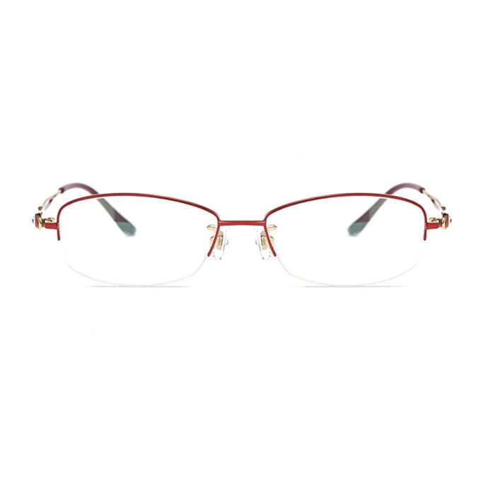 Red-Titanium-Eyeglass-Frames