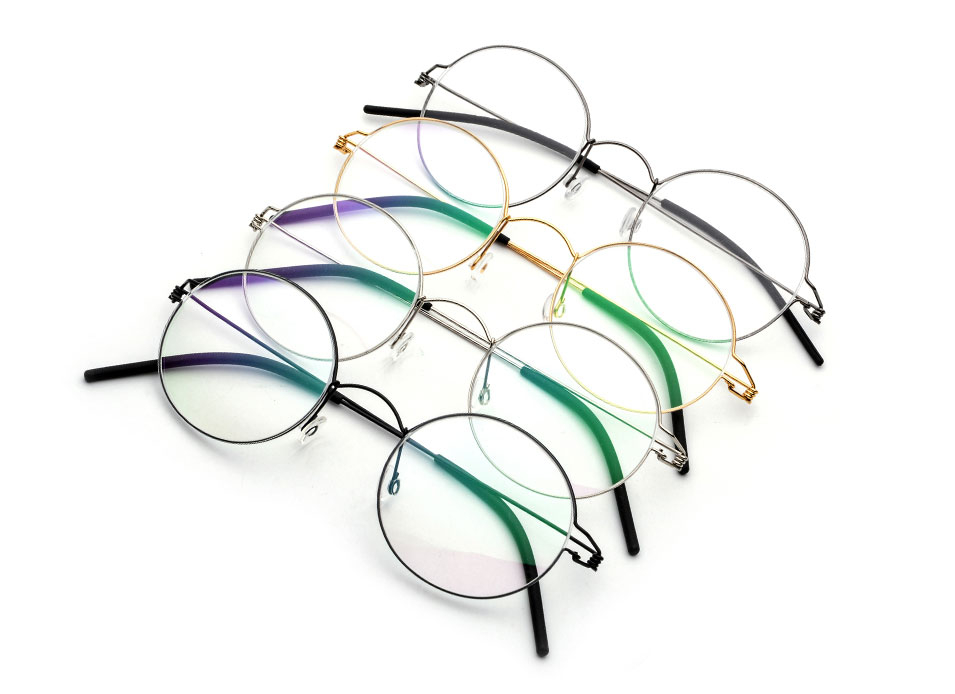 Round Titanium Eyeglass Frames