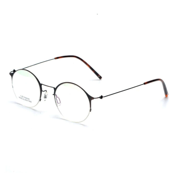 titanium screwless hinge minimalist eyeglasses frames