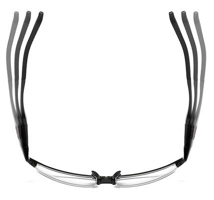 02 Aluminum magnesium eyeglasses frames semi rimless
