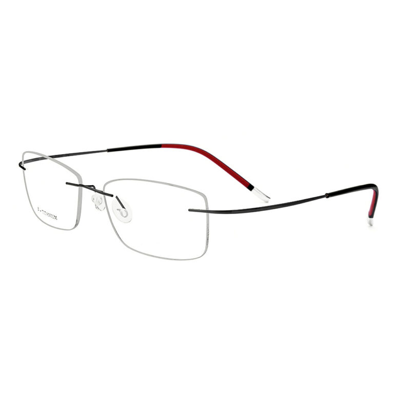 SAGE Memory Titanium Rimless Eyeglass Frames | Titanium Optix