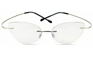 front-small titanium reading glasses for women