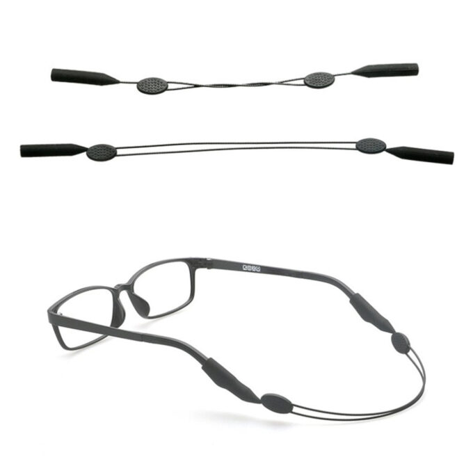 anti slip silicone glasses strap adjustable