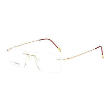 Rimless-Titanium-Frames-Gold