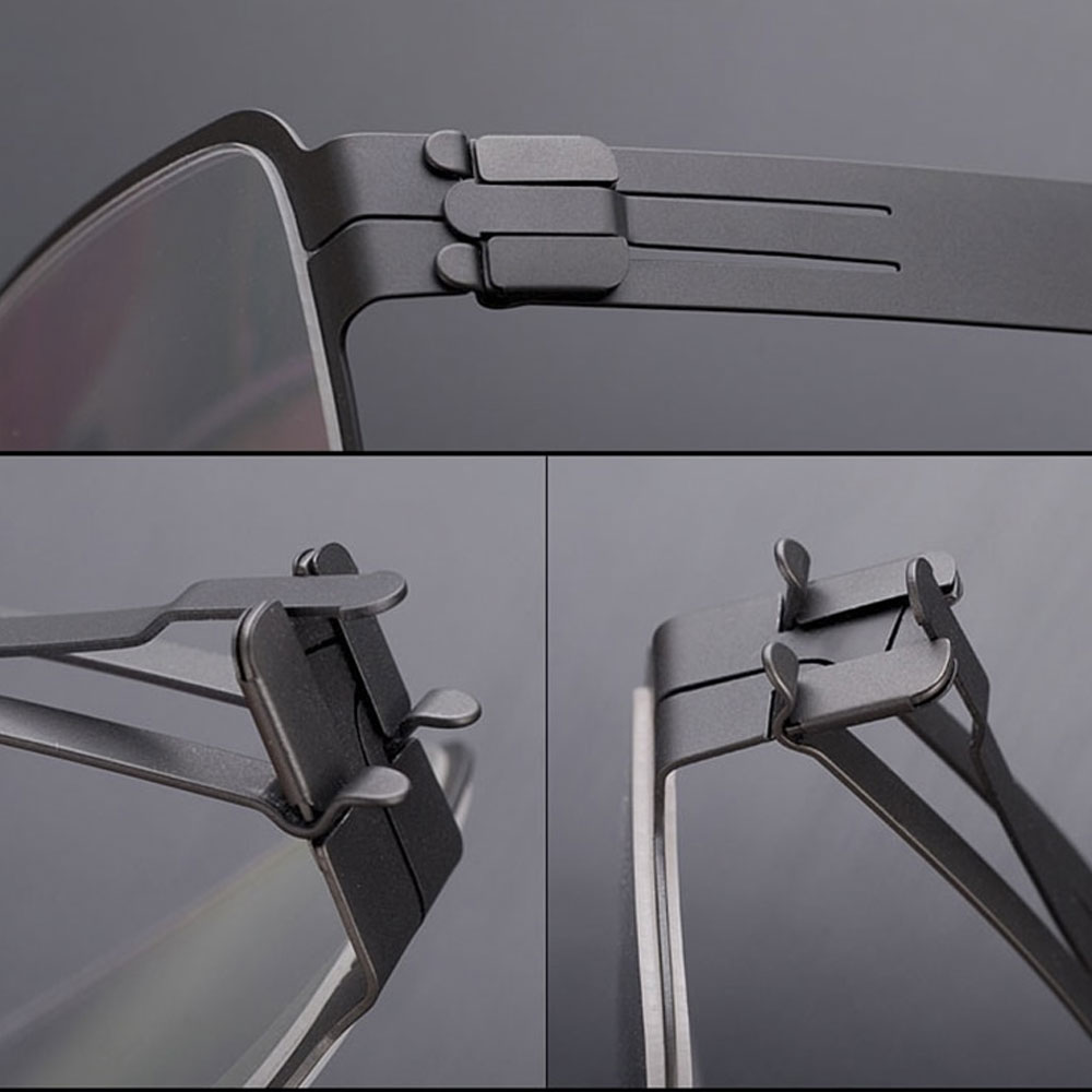 Wide-Rimmed Aviator Eyeglass Frames