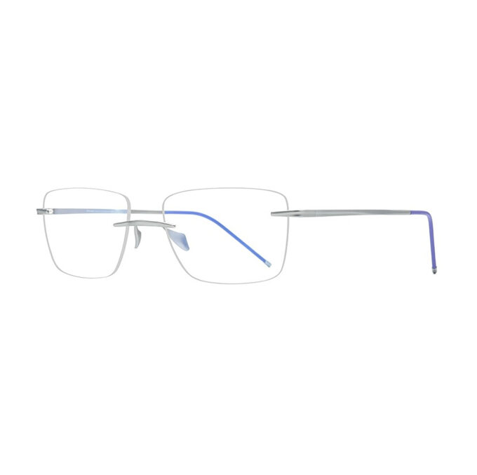 Silver-Rimless-Titanium-Eyeglass-Frames