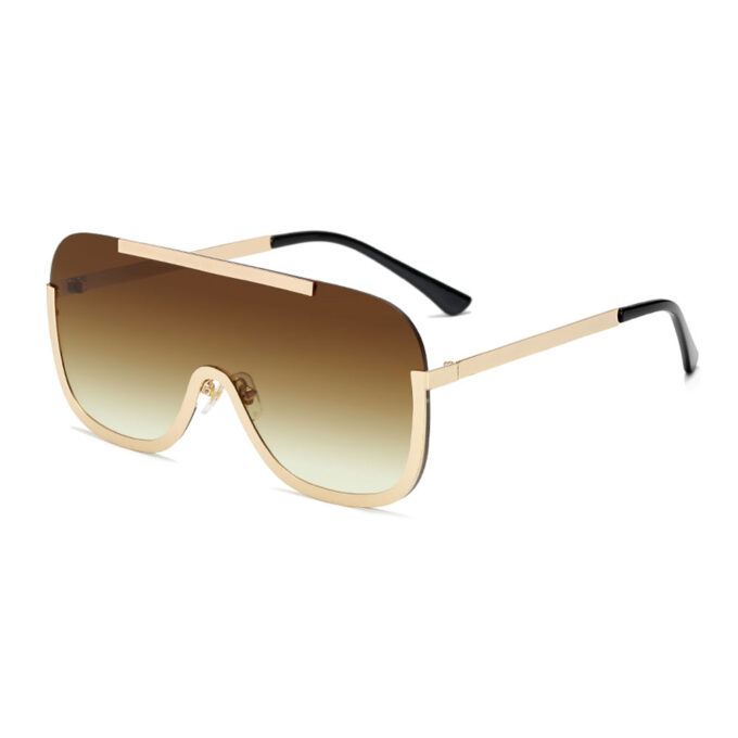 Designer Semi Rimless Sunglasses