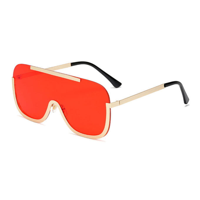 Designer Semi Rimless Sunglasses