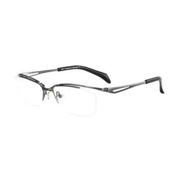Gray-Semi-Rimless-Titanium-Frames