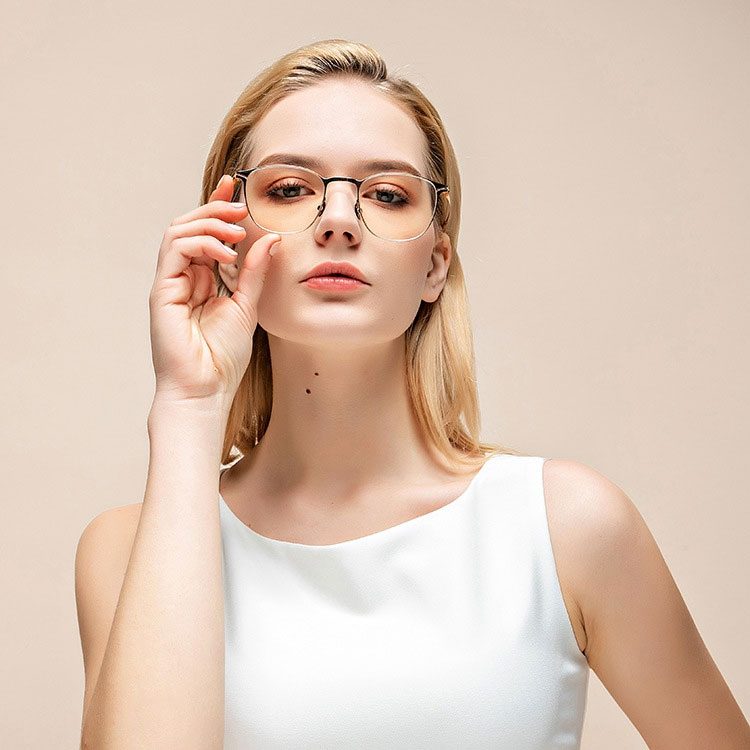 Screwless Eyeglass Frames for Women
