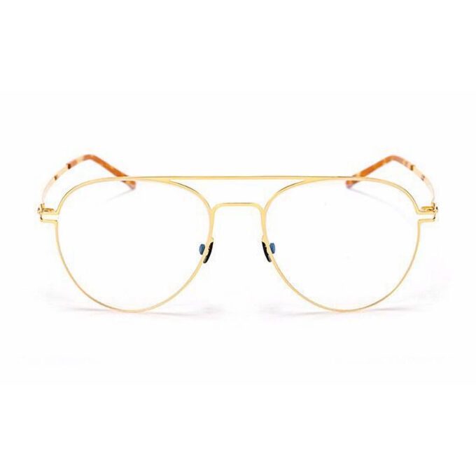 Gold-Screwless-Aviator-Eyeglass-Frames