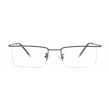 Black-Semi-Rimless-Titanium-Frame