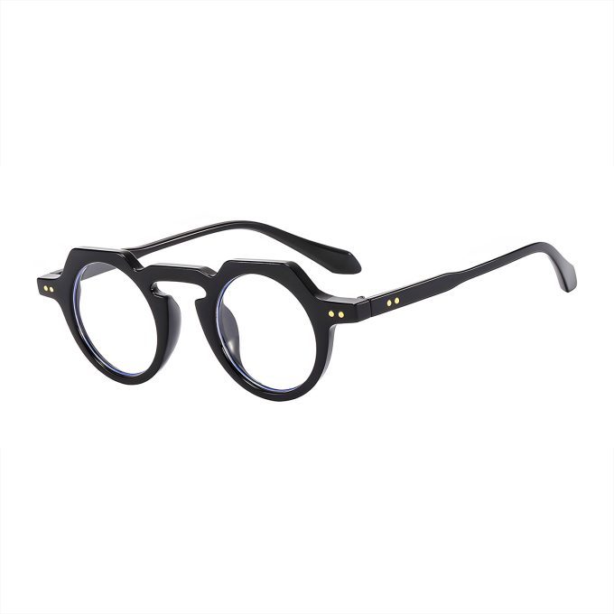 Panto shaped reading glasses black