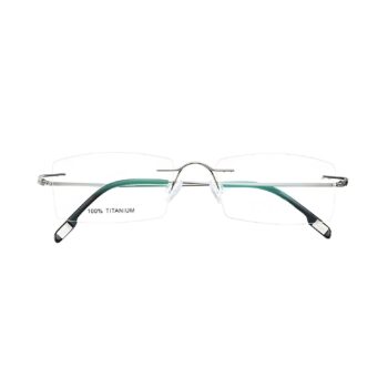 Rimless Titanium Eyeglass Frames