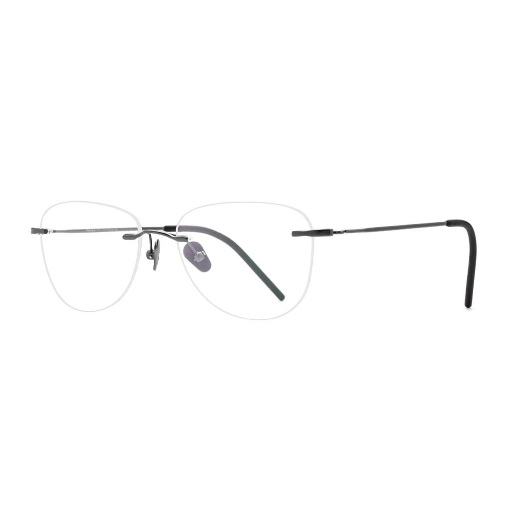 MORITZ Rimless Aviator Eyeglass Frames