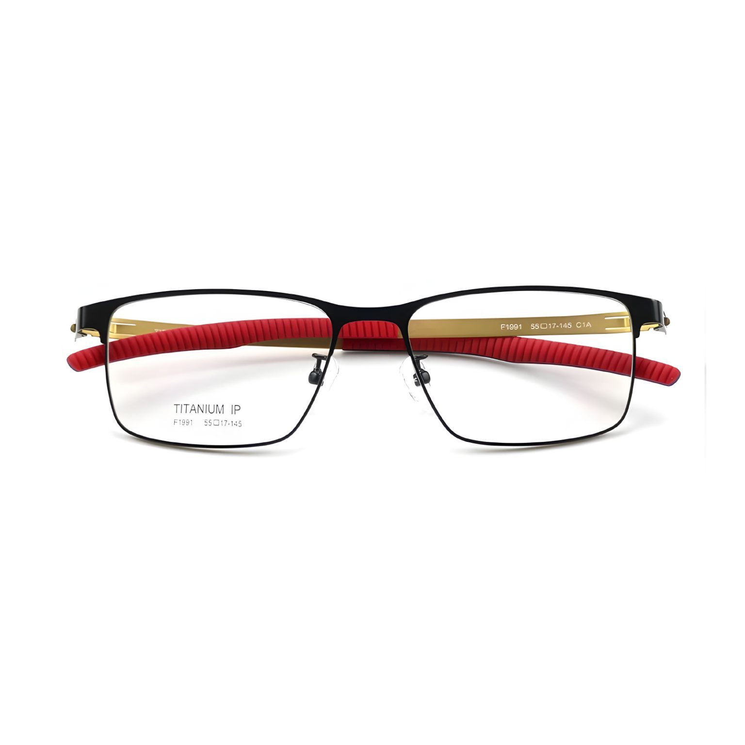 Sports Eyeglass Frames, Flexible Titanium Alloy, Screwless Design