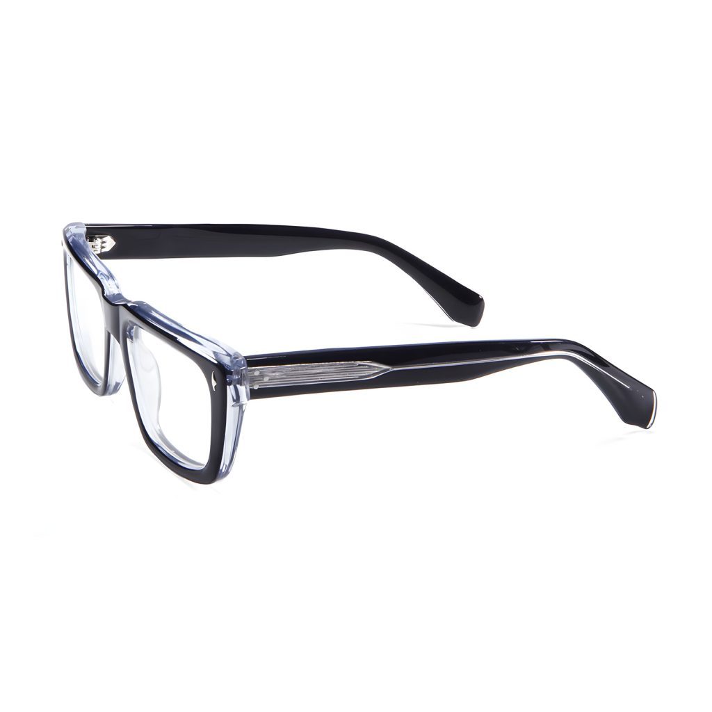 Bold, Angular Design, Thick Acetate Eyeglass Frames