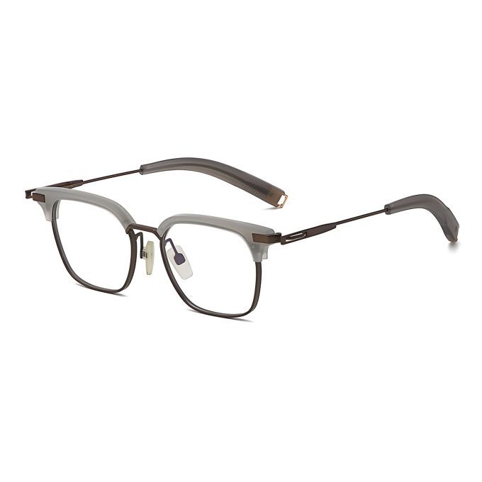 Browline Titanium Acetate Eyeglass Frames