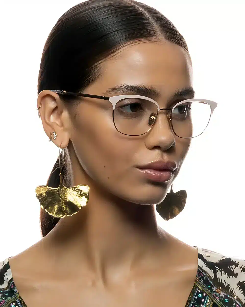 semi rimless glasses