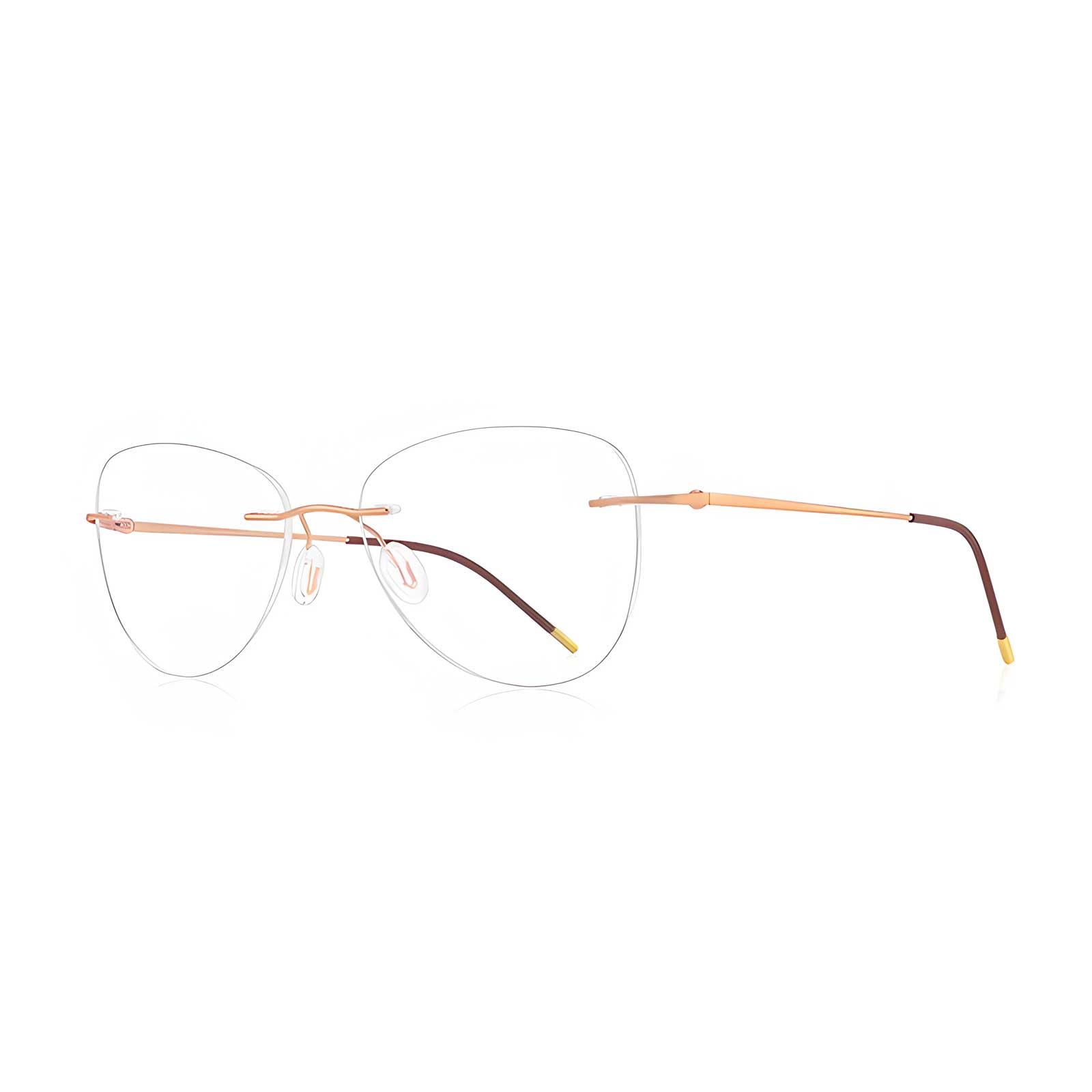 09-gold-rimless-aviator-frames