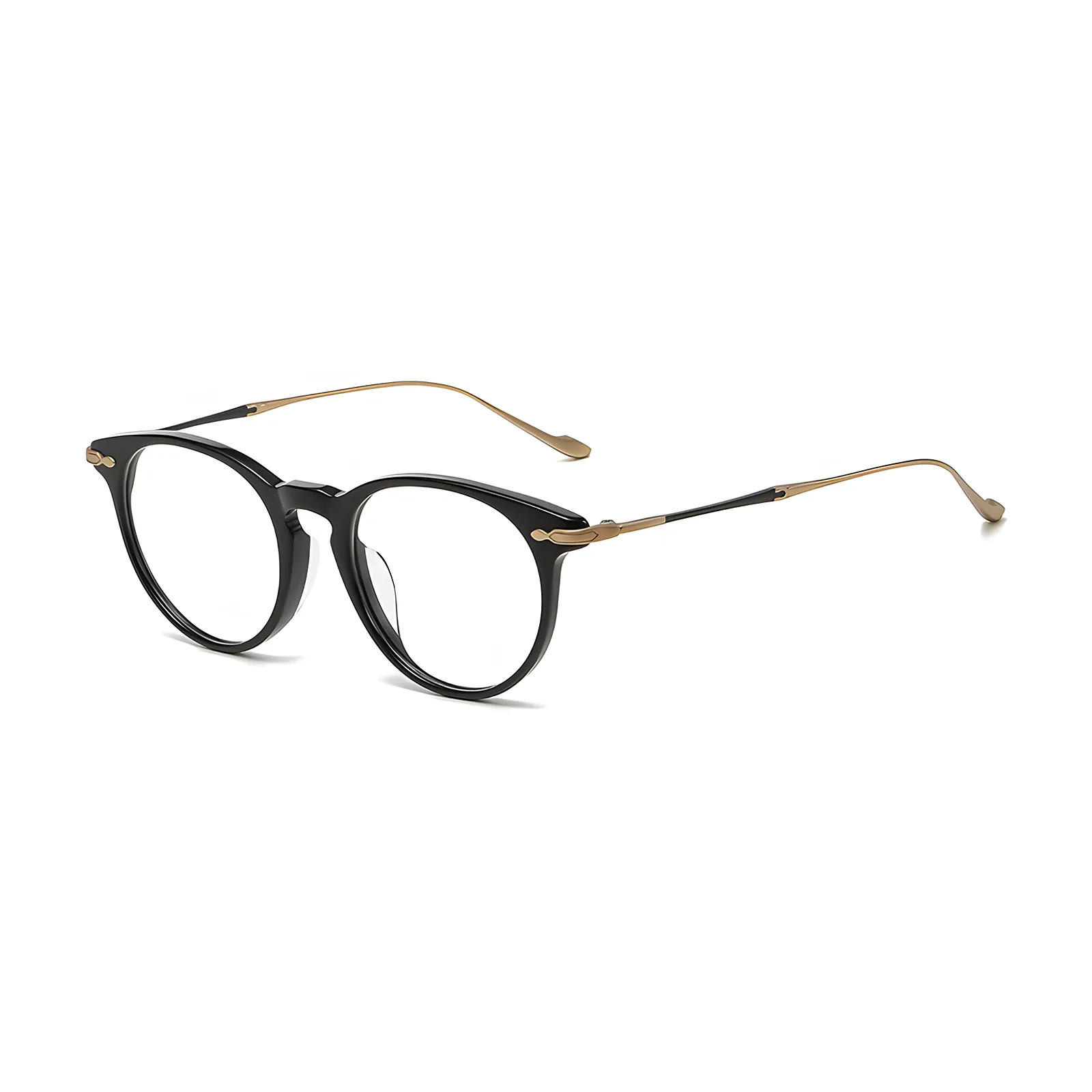 01 BK Wayfarer Retro-Inspired Optical Frame