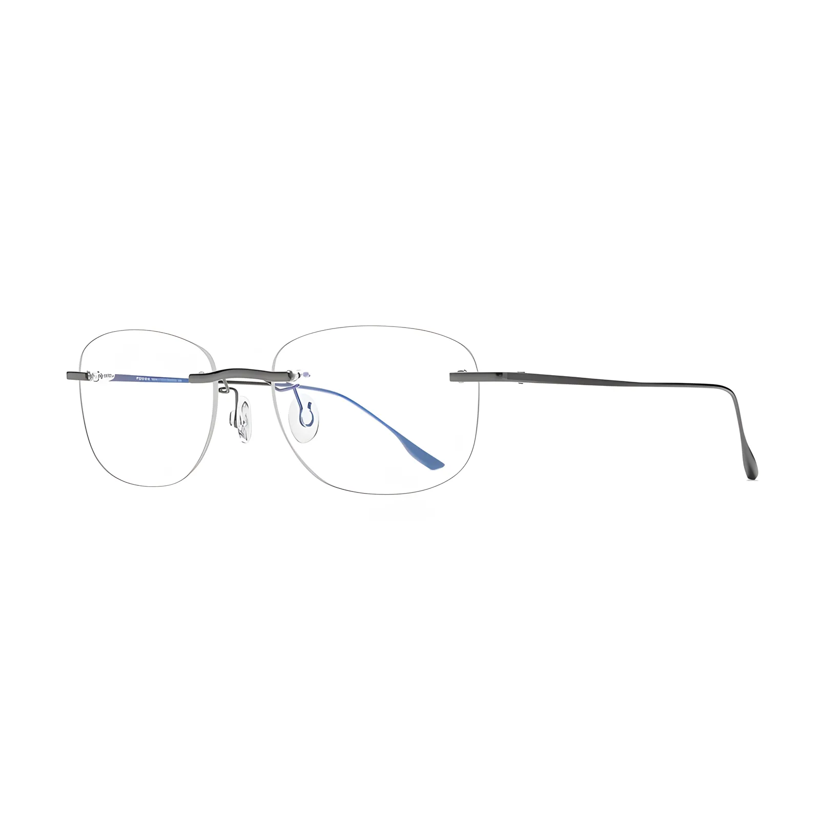 10 Grey Rimless Titanium Frames Unisex