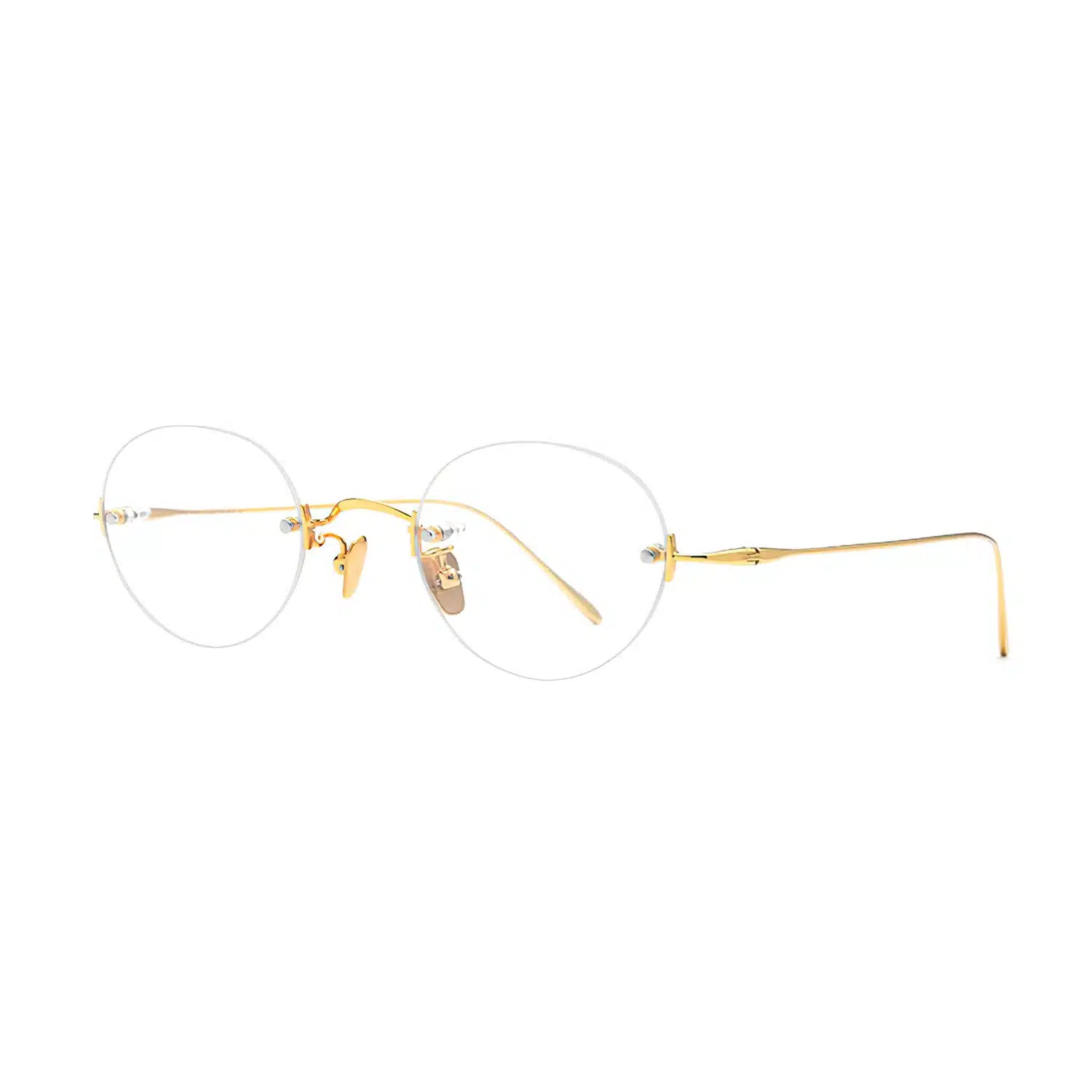 unni rimless titanium hypoallergenic glasses