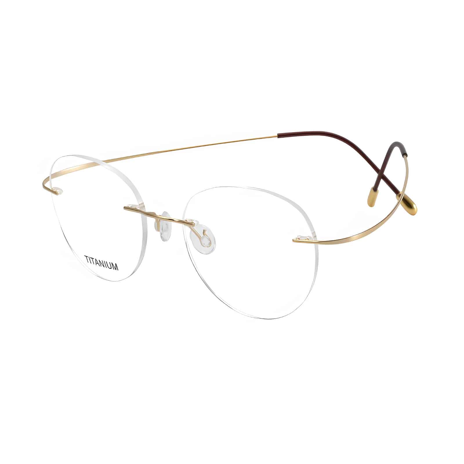 11-GlossyGold-Rimless-Titanium-Memory-Metal-Frame