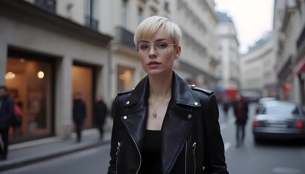 blonde woman wearing eyeglass frames ladies