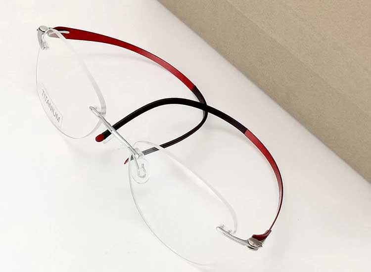 FAYR Rimless Aviator Glasses in Beta Titanium