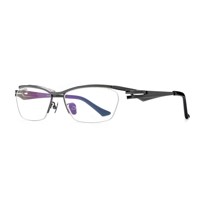 OPUS Titanium Browline Eyeglass Frames - Image 5