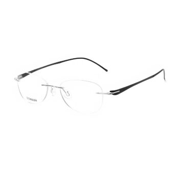 Rimless Aviator Glasses in Beta Titanium