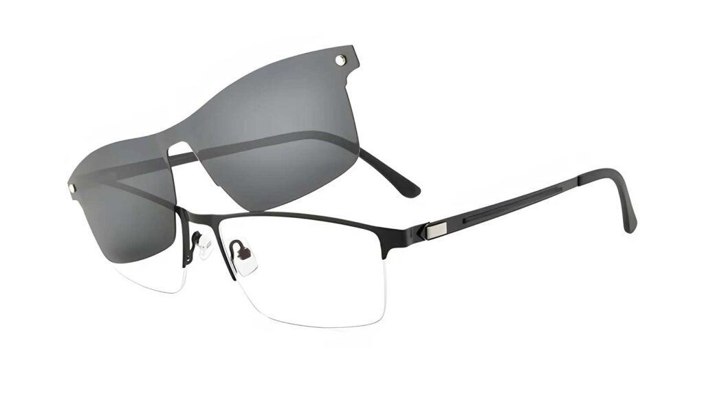 izis magnetic clip-on sunglasses