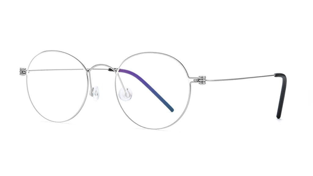 2020 minimalist round titanium glasses London online
