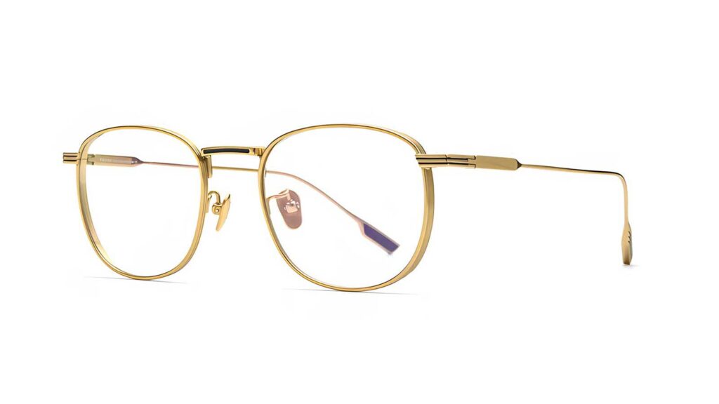 aura titanium prescription glasses London UK