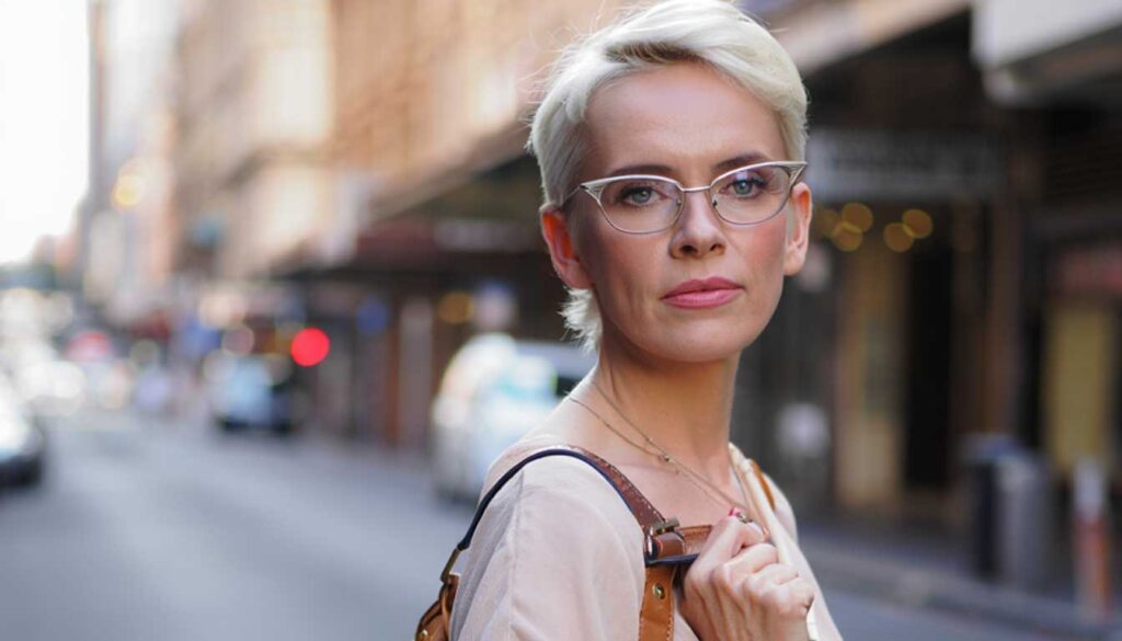 header titanium prescription glasses London UK