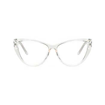 Feminine Cat Eye Clear Frame Glasses