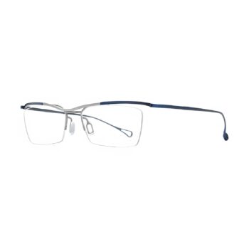Blue-CONCORDE-Titanium-Browline-Eyeglass-Frames