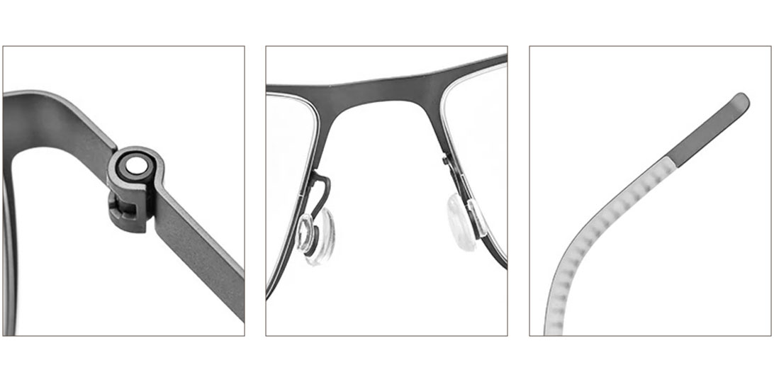 HANNES Screwless Glasses Frames Details